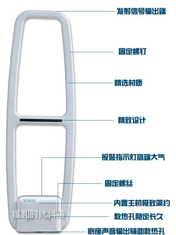 F-S3高檔服裝店防盜專用聲磁防盜報(bào)警器